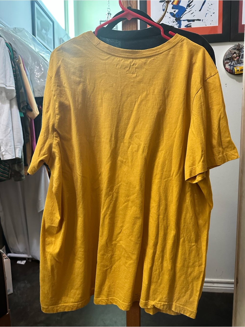 Nike The Nike Tee Graphic T-Shirt Mustard Yellow - Picture 4 of 5
